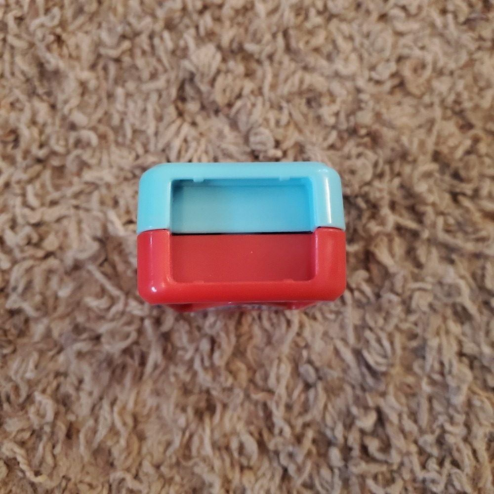Vtech Alphabet Block Train Replacement Block R / A Blue Red - Picture 2 of 4